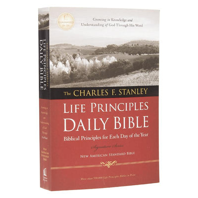 NASB, The Charles F. Stanley Life Principles Daily Bible, Holy Bible, New American Standard Bible by Charles F. Stanley||Thomas Nelson